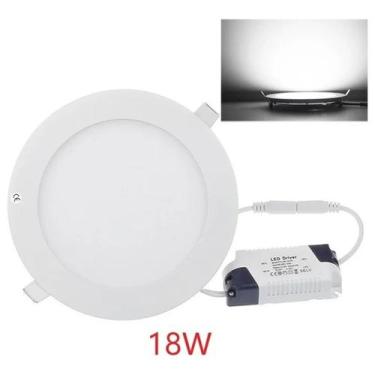 Imagem de Refletor de painel de teto LED 18W Cold Light redondo 22cm - Lightbek 