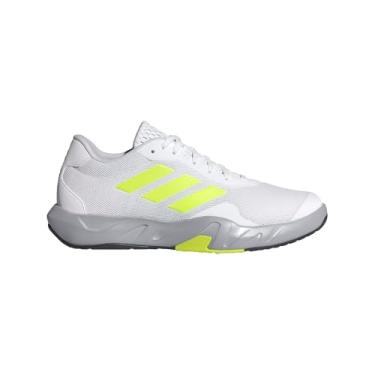 Imagem de adidas Tênis masculino Amplimove, Branco/limão lúcido/preto, 37