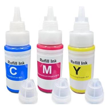 Imagem de Kit 3x Tinta Compatível Canon G3110 G4100 GI190 - IMPORTED