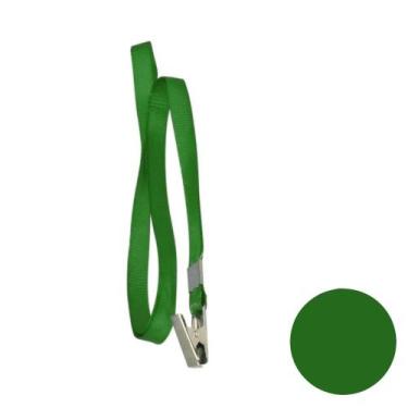 Imagem de Cordão para Crachá Acp Tecido Ref 804 C/10, Verde