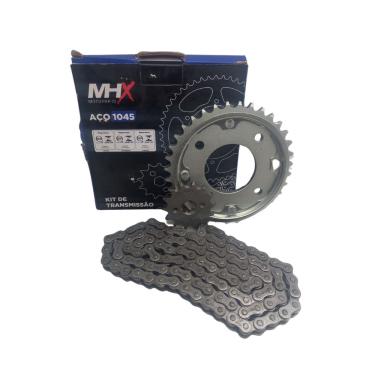Imagem de Kit Relação Mhx Honda Biz 100 1998 Á 2005 Sem Retentor