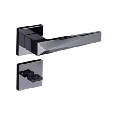 Imagem de Fechadura Ascot Banheiro 55mm Grafite Polido RQ2 001-55PB GP Pado