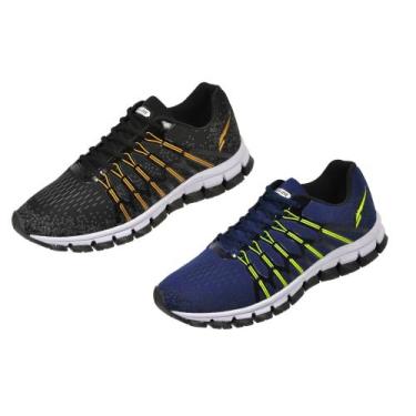 Imagem de Tênis Lançamento Masculino kit Olymp Mega leve, Marilima, Ptdour, 40