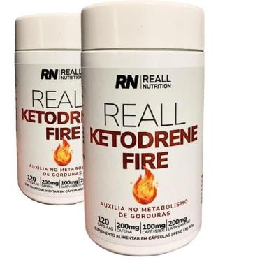Imagem de Kit 2 Termogênico Ketodrene Fat Burner Reall Nutrition