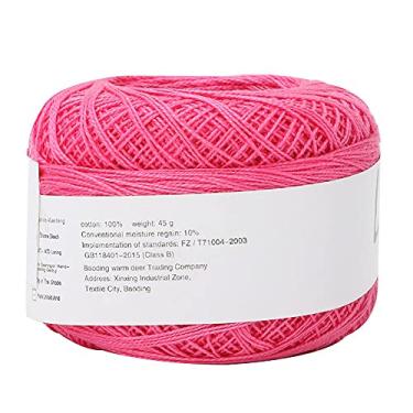 Imagem de GLOGLOW Fios de Algodão de Renda Macia e Suave para tricô, Bordado e Criação de Absorção para Projetos de Verão (#12)
