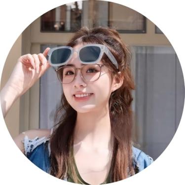 Imagem de Óculos de sol para mulheres e homens, armação grande, óculos escuros retangulares clássicos com bloqueio de UV com armação preta e metal elegante, Armação cinza-areia