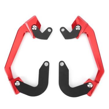 Imagem de Grcfumo Barra de apoio do assento traseiro motocicleta, encosto traseiro do passageiro motocicleta, guiador do passageiro apto para cb650r cbr650r 2019 2020