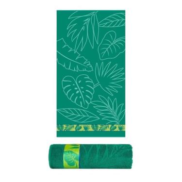 Imagem de Toalha Banhao, Toalha de Praia Banho Gigante100% Algodão Lisa(76cmx1,50cm)(TROPICAL)