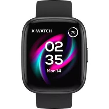 Imagem de Relógio Unissex X-Watch Smartwatch Prisma Troca Pulseira Original Preto XSWUQPI010A Pulseira Silicon-Unissex