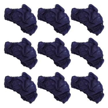Imagem de ZJchao 50 PCS Mulheres Roupas íntimas Descartáveis ​​de Cuecas Não Tecidas Calcinha de Calcinha Embrulhada Individualmente para Homens Spa Sauna (Azul)