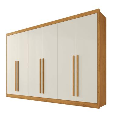 Imagem de Guarda Roupas Casal 6 Portas 4 Gavetas 100% MDF Chipre