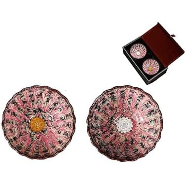 Imagem de Xícara De Chá Conjunto De Chá A Superfície Vitrificada É Suave Conjunto De Xícaras De Chá Tenmokus Com 2 Bules De Chá De Cerâmica Kungfu Com Incrustação De Lótus Em Prata E Ouro Exclusivo,Rosa-,Pl