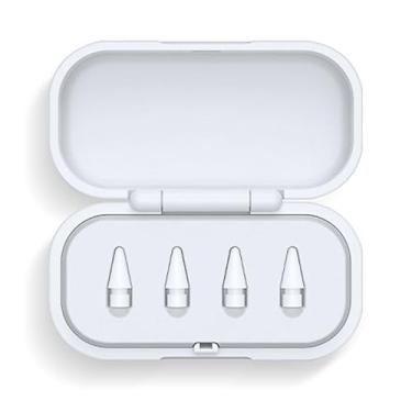 Imagem de Caneta digital de computador branca creme 4 grades e capa de ponta de substituição