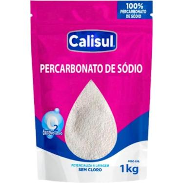 Imagem de Percabonato de Sódio 100% 1kg Remove Manchas das Roupas Limpeza Profunda Sem Cloro Alvejante Natural Roupas Brancas Coloridas Limpa Estofados Tapetes Cozinha