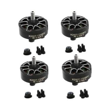 Imagem de Motor Sem Escovas 1300KV 1700KV 4PCS Peças DIY X2807 Para Drones FPV F
