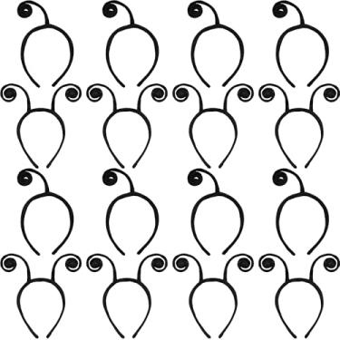 Imagem de Rcanedny 16 Pcs Ant Antenna headband Butterfly Ladybug Antenna Boppers Black Bug Antenna Headband for Halloween Party Cosplay Dress Up Accessories