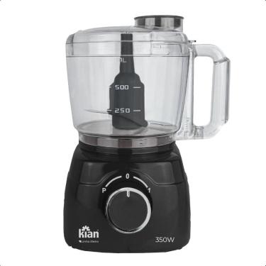 Imagem de Processador De Alimentos 1 Litro Kian 350W - Preta - 127V