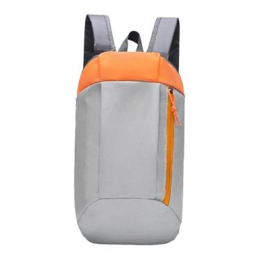 Imagem de Vaveren Mochila de viagem para trekking, mochila de acampamento resistente à água, bolsa de fim de semana para caminhadas, Cinza Alaranjado