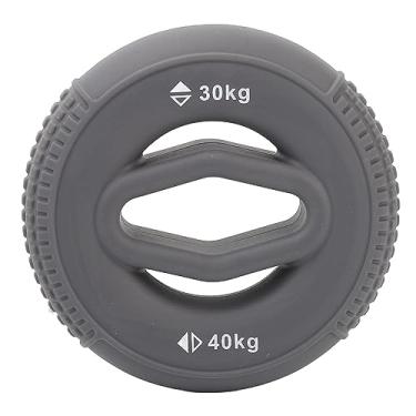 Imagem de Anel fortalecedor de aperto de mão Treinador de aperto de dedo Exercitador de pulso de silicone Força dupla 30kg 40kg Resistência para esportes Alívio de pressão Design ergonômico