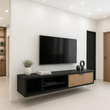 Imagem de Rack Para Tv Sala Home Em Mdf Alto Padrão