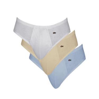 Imagem de Kit/3 Cueca Slip Zorba 0791 Masculina Básica Algodão T. P/GG, M, 246, 