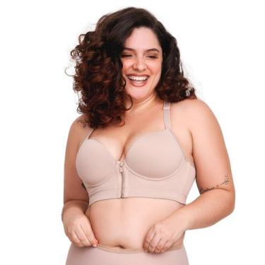 Imagem de Sutiã Plus Size Nadador Estruturado Vi Lingerie, 48, Chocolate