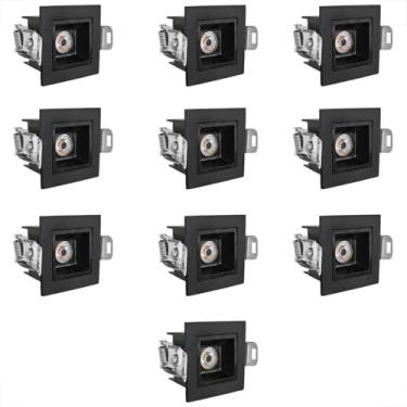 Imagem de 10 Spot Mini Dowlight Led Embutir 3000k Quadrado Bet54