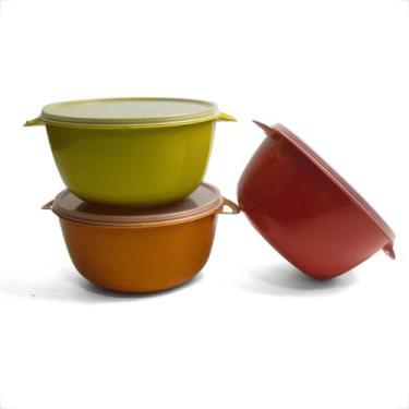 Imagem de Pote Plástico BOWL Marmita 1 Litro Tampa Cristal - GP Plástico, Variad