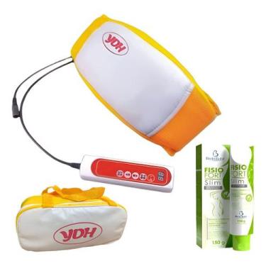 Imagem de Kit Estimulador Muscular Tonificador Abdômen Glúteos Pernas + Gel Lipo