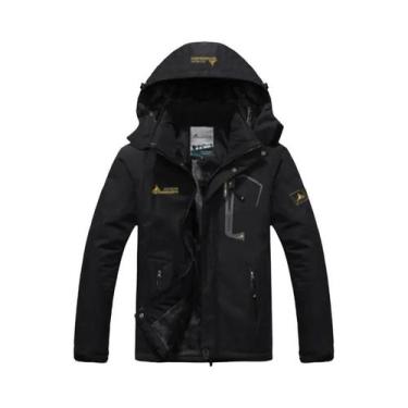 Imagem de Parka Masculina de Inverno - À Prova de Vento, Grossa e Quente com Cap