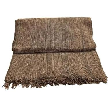 Imagem de Manta De Algodão Para Sofá Luxo - 400x180 Cm Super King Gigante, Tipo Capa, Protege E Decora Sofás Grandes(Chocolate 4mts)