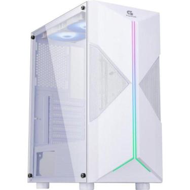 Imagem de Gabinete Gamer Fortrek Holt Mid Tower Rgb Branco