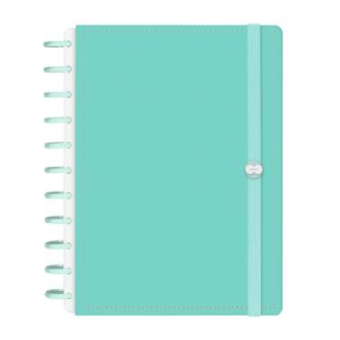 Imagem de Caderno Iscool Disc Inteligente 140 Folhas Solid Colors Verde Oceano G+