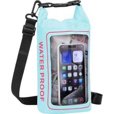 Imagem de GPUSFAK Kit de primeiros socorros à prova d'água de 154 peças com bolsa para celular à prova d'água, kit de emergência para barco, kit médico de emergência 2 em 1 para passeios de barco, acampamento