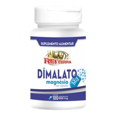Imagem de 3 Magnésio Dimalato Malato Puro 100 Cápsulas 500mg-Unissex