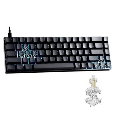 Imagem de Teclado de gatilho rápido XVX HE68 Max, 60%, teclado de efeito Hall com interruptor magnético Jade Max Gateron, moldura de alumínio CNC, quadro mecânico personalizado para PC/laptop/Xbox/PS4/PS5