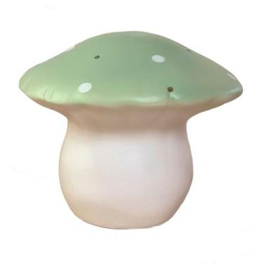 Imagem de Luminária Abajur Infantil Cogumelo Verde Média Egmont Toys