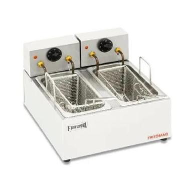 Imagem de Fritador Elétrico Inox Óleo Fritomaq 2 Cestos 7 Litros, 220V