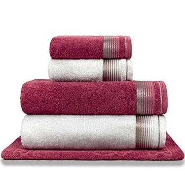 Imagem de Kit 5 Algodão | Gigante, Rosto E Piso | Super Macias E Absorventes(TERRACORA+BRANCO)