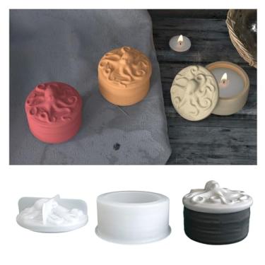 Imagem de Molde de silicone para frasco de armazenamento com tampa de polvo