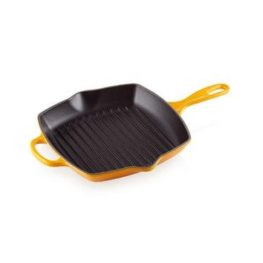 Imagem de Grelha Quadrada Signature 26 cm Amarelo Nectar Le Creuset