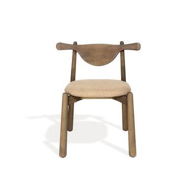 Imagem de Cadeira Aratu Verniz Madeira Cumaru (ambiente externo) Assento em Tecido