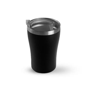 Imagem de Copo Termico Inox de Cerveja Cafe Agua Black 220ml - Casa Raffaello