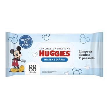 Imagem de Toalha umed huggies tripla prot higiene diaria 88un