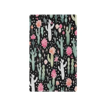 Imagem de Wassud Placa de cobertura de interruptor de luz de cacto floral, 1 capa de tomada em branco placa de parede decorativa decoração de casa sala de estar quarto