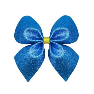 Imagem de Kit 12 Laço Lacinho G de Natal Enfeite Natalino Arvore Luxo (Azul)