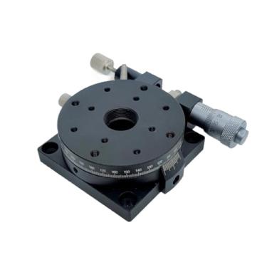 Imagem de Eixo R 60mm RSP60-L RS60-L Manual 360 Graus de Alta Precisão Plataforma de Ajuste de Ângulo Óptico Heavy Duty Rotary Slide Micrômetro(RS60-L)