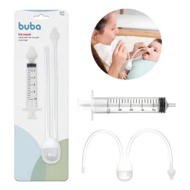 Imagem de Aspirador Nasal Bebe C/ Seringa Lavagem Higiênico Buba