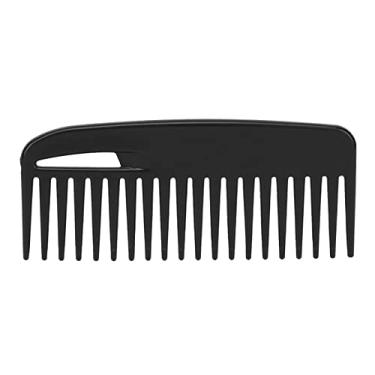 Imagem de CUOFYUNL Pente para barba de dente largo multifuncional moderno retrô portátil masculino Cabelo pente para viagens de escritório