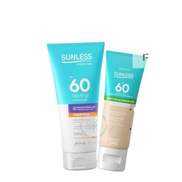 Imagem de Kit Protetor Solar Fps 60 200g + Protetor Solar Facial 2.0